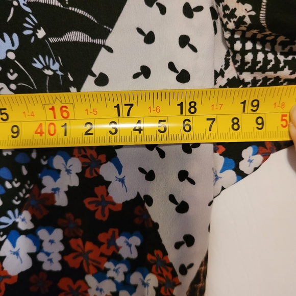 Tommy Hilfiger button up patchwork shirt size M - Picture 9 of 14